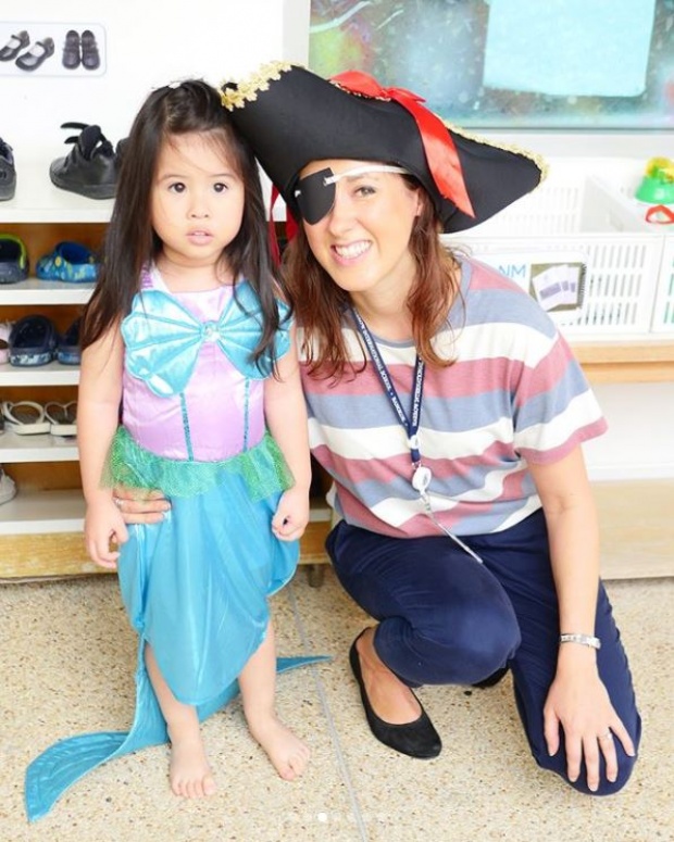น่ารักสุดๆ!! “น้องมายู” สวมชุด Little mermaid ร่วมงานโรงเรียน