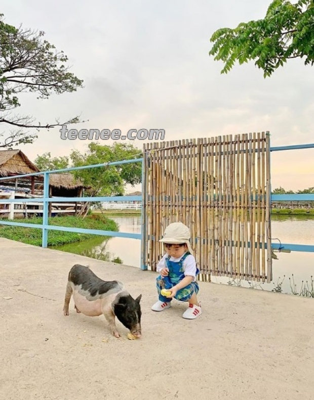 เอ็นดูสัตว์หนักมาก ส่องภาพ ความน่ารัก น้องอคิณ ลูกชายคนโปรดเเม่เนย โชติกา 