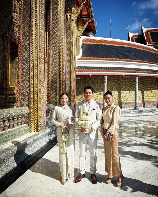 ชมภาพสุดเลอค่า “นาตาลี” ใส่ชุดไทยโบราณชั้นครูแห่งแรก เข้าเฝ้าสมเด็จพระสังฆราช