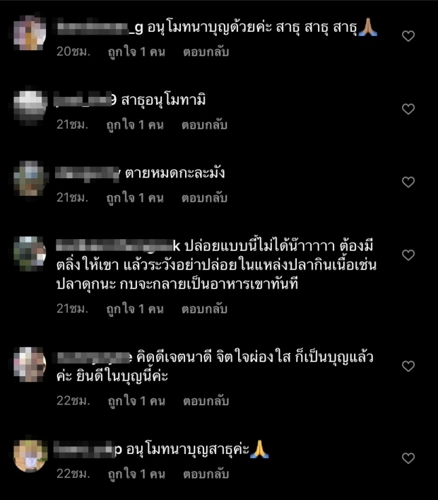 ‘คาริสา’ โดนดราม่าปล่อยกบลงน้ำ จากทำบุญจะได้บาปแทน 