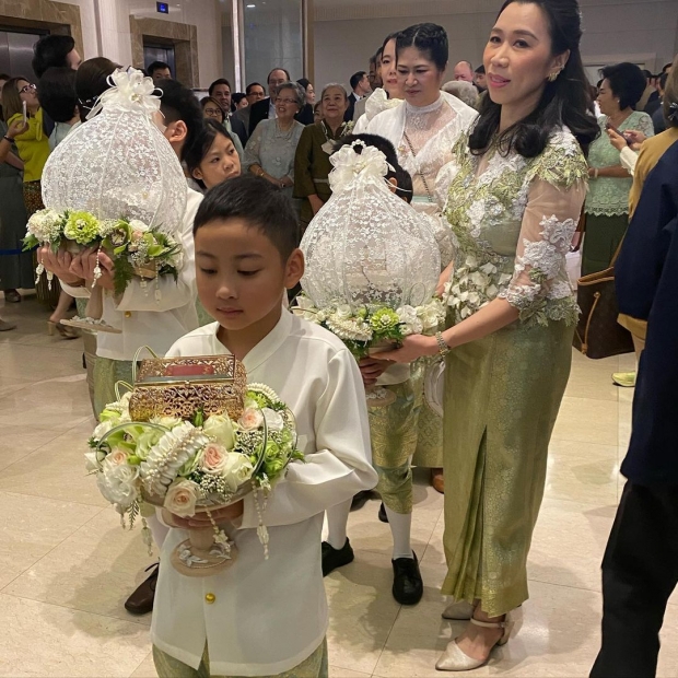 ส่อง “น้องข้าวหอม” ร่วมขบวนขันหมาก “ลุงตูน” โตเป็นหนุ่มหล่อมาก