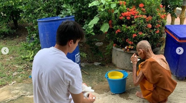  ณเดชน์ พร้อมครอบครัว ขอเป็นเจ้าภาพสวดอภิธรรม หลวงปู่ทอง