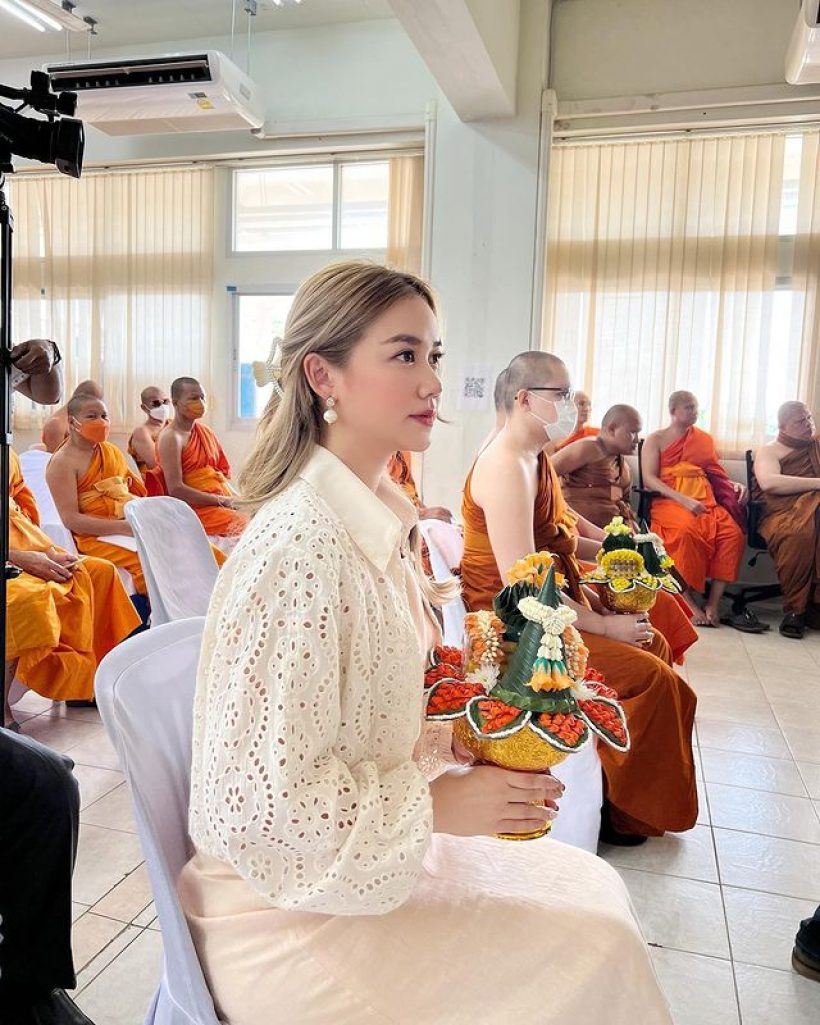 ดาราสาวใฝ่ทางธรรม มุ่งเรียน ป.เอกพุทธศาสนา ขึ้นเเท่นว่าที่ ดร.คนต่อไป