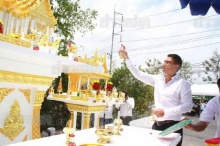 ‘ชนม์สวัสดิ์’เปิดบ้าน  เสริมสิริมงคลปัดรังควาน-ปัดพูดถึง ‘เจนี่’