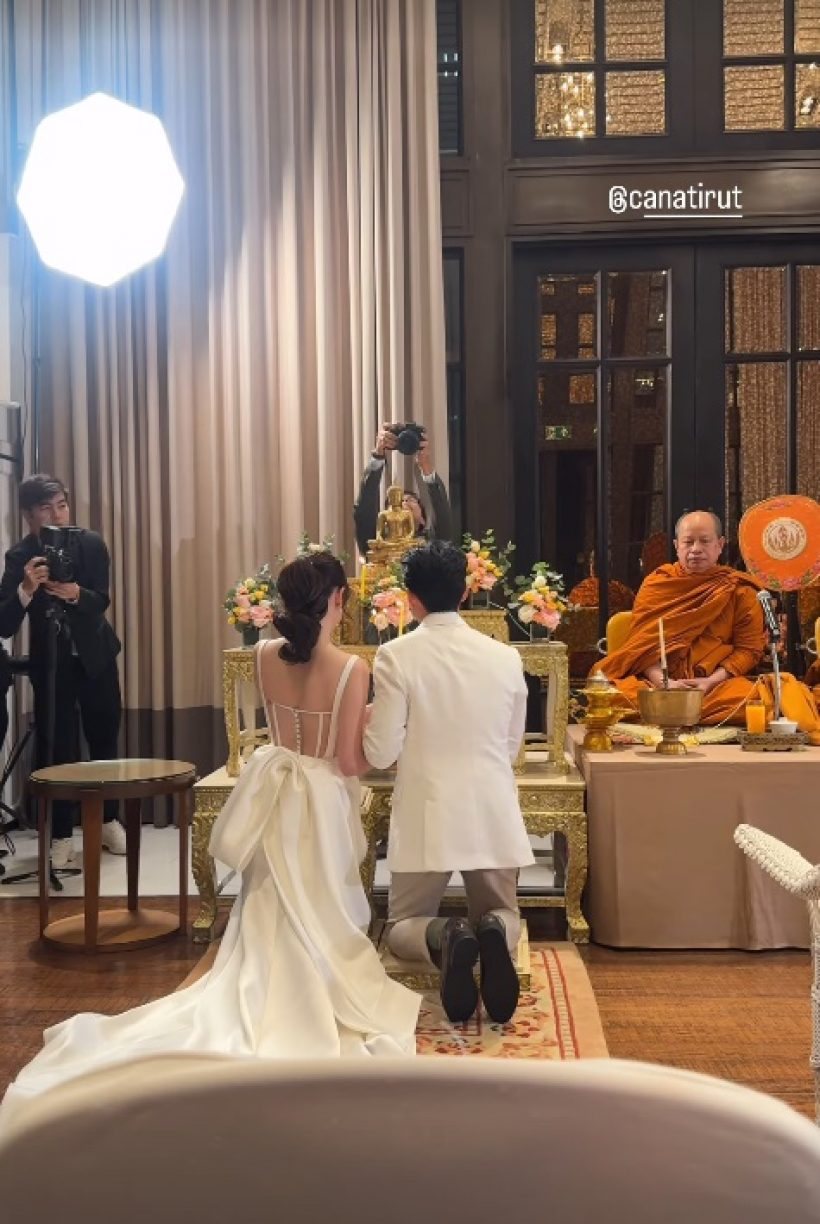 ต้นรัก4ปีสุกงอม! แคน อติรุจ ควงหมอใบชาแต่งงานแล้วจ้า