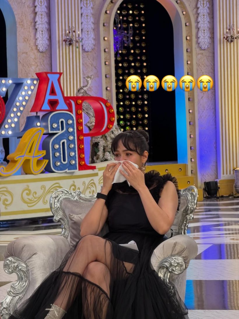 แอฟ-ชมพู่ กลั้นน้ำตาไม่อยู่ เมื่อฟังเรื่องราวของ เป้ย ปานวาด