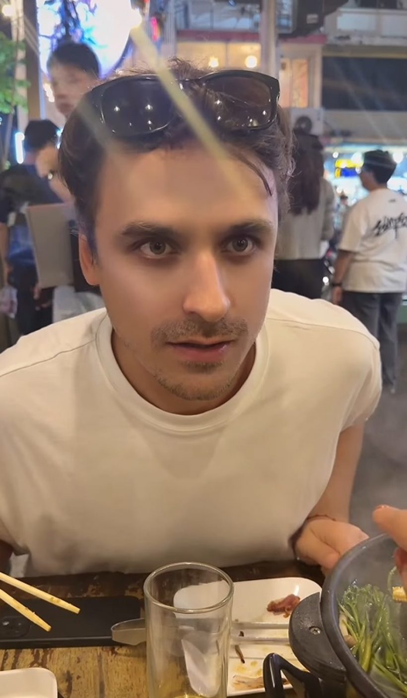 เปิดหน้าชัดๆ หนุ่มฝรั่ง มาหาลาล่าที่ไทย ที่แท้เป็นดารา