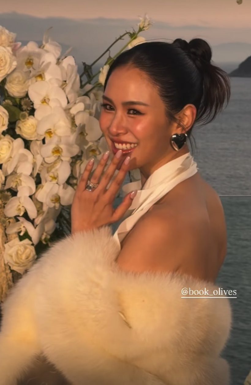 แซ่ซ้องยินดี! ดาราสาวไทย จูงมือสามีแต่งงานหรูที่ฮ่องกง