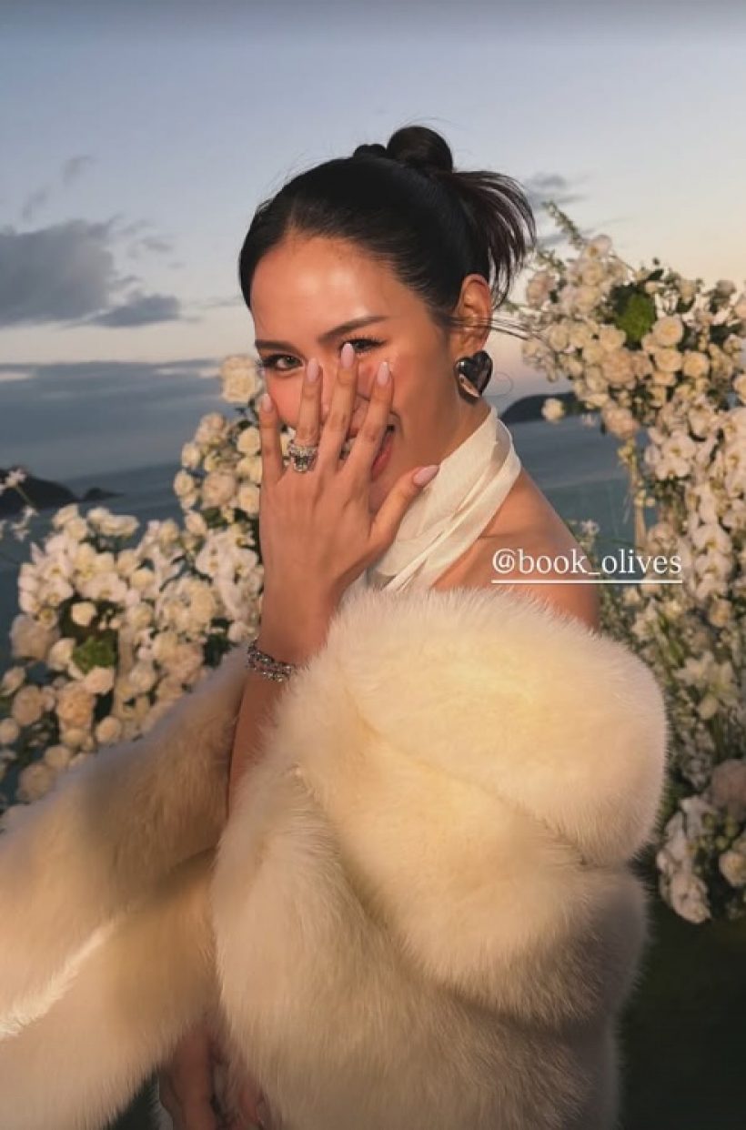 แซ่ซ้องยินดี! ดาราสาวไทย จูงมือสามีแต่งงานหรูที่ฮ่องกง