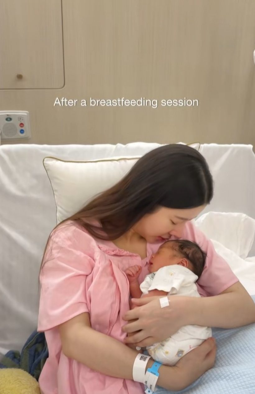 หลังจากที่รอมานาน..วันนี้ดาราสาวดัง คลอดลูกคนแรกแล้ว