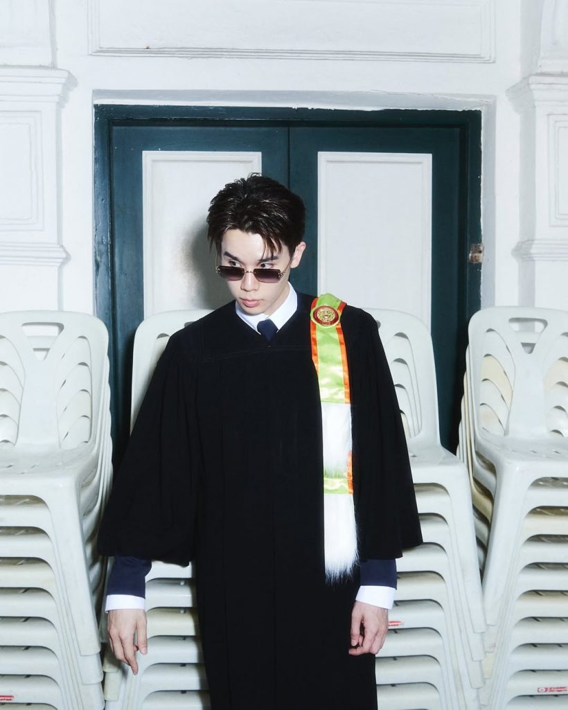 ดาราหนุ่มดังคว้า ป.โท สำเร็จ แฟนคลับยินดี มหา’ลัยแทบแตก