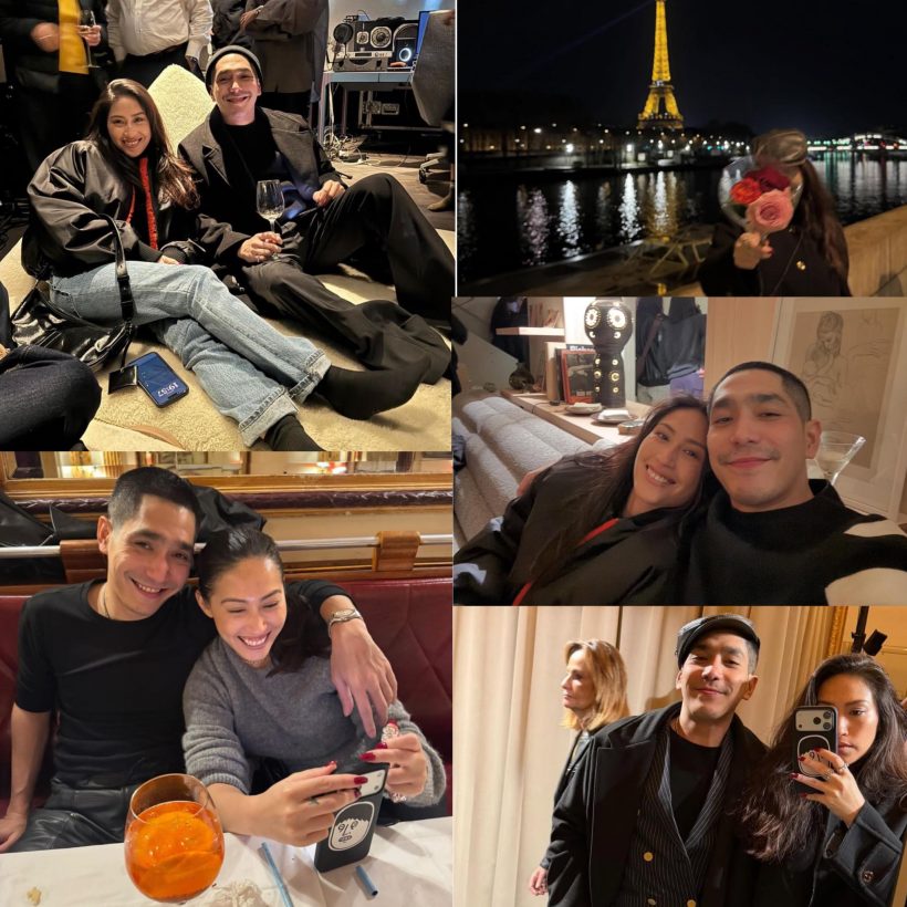 ปารีสเป็นสีชมพู! หลังคู่รักคู่นี้ ควงกันดินเนอร์หรู