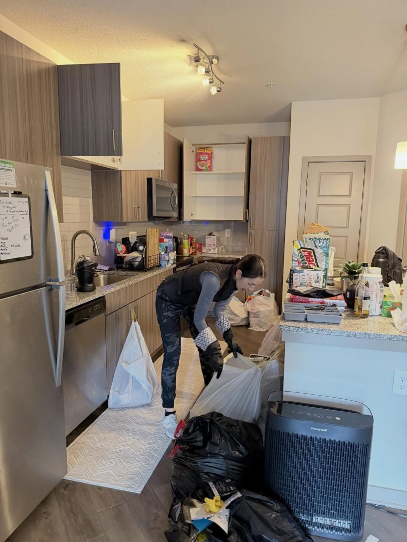 ยอมเหนื่อย! นุสบาสวมบทแม่บ้านจัดห้องให้ลูกถึงอเมริกา