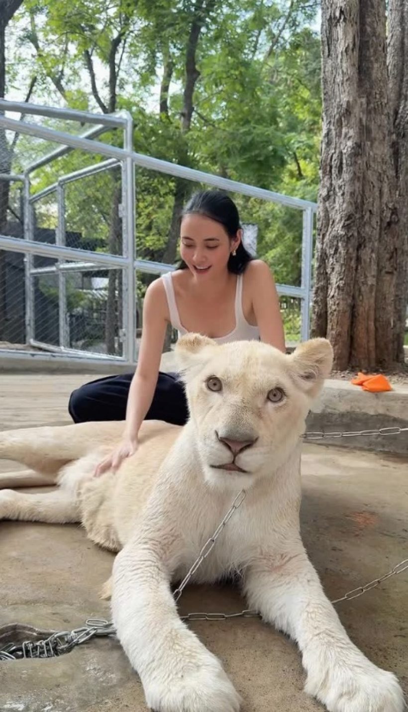 เธอคนนี้ สลัดภาพนางเอกเรียบร้อย โชว์สกิลอาบน้ำสิงโต