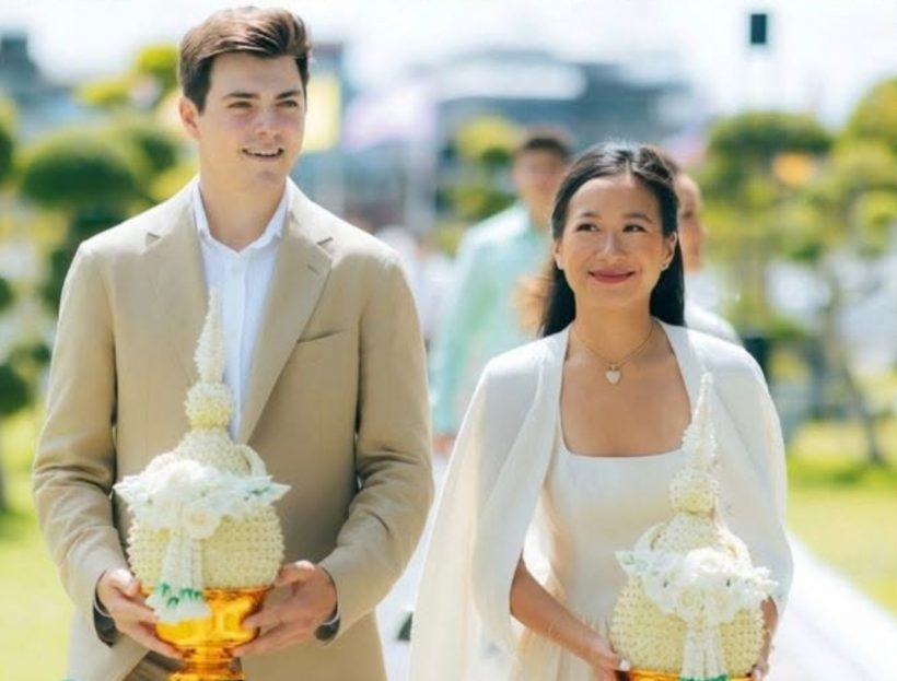 ภาพลูกสาวปุ๋ยภรณ์ทิพย์ สวยสง่าควงว่าที่เจ้าบ่าว!