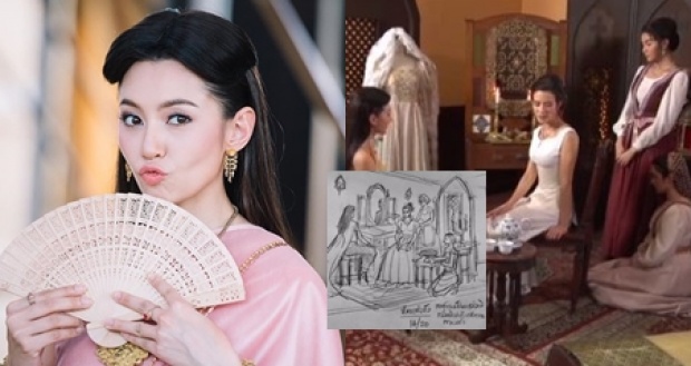 กว่าจะได้แต่ละฉาก! ‘บุพเพสันนิวาส’ ต้องสเก็ตช์ภาพก่อน ถึงถ่ายทำได้ เทียบแล้วเหมือนเป๊ะ!!