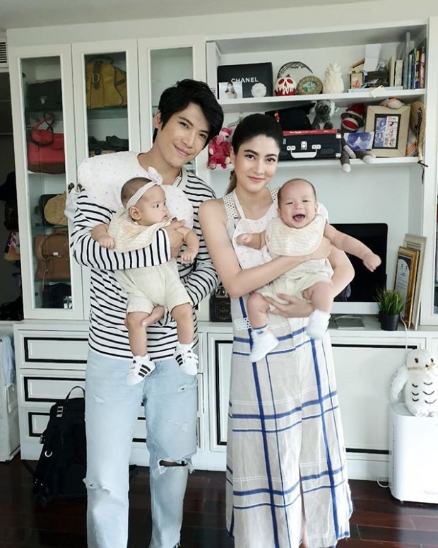 “ป๊อก ภัสสรกรณ์” โพสต์รูปลูกแฝดสุดน่ารักๆ “ไม่วายเซ็นเซอร์” จุดเซ็กซี่ของลูกสาว