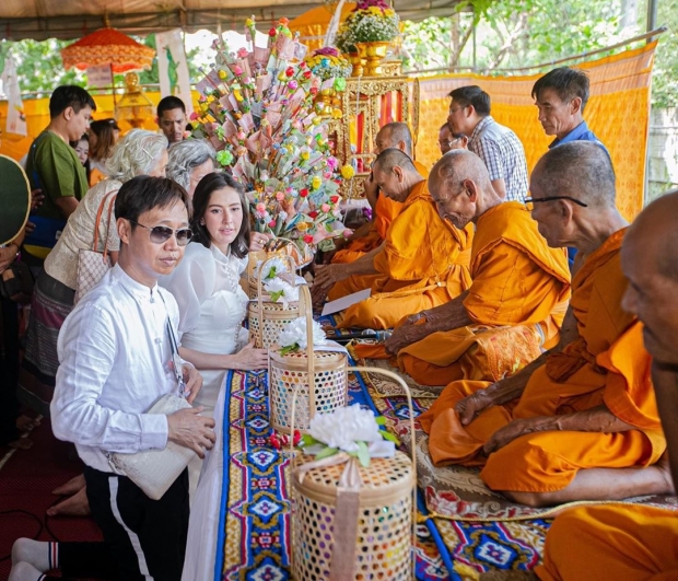 ศรีริต้า - กรณ์ หัวเรือใหญ่งานบุญ นำทัพ ทอดกฐินสามัคคีสร้างอุโบสถ จ.ราชบุรี