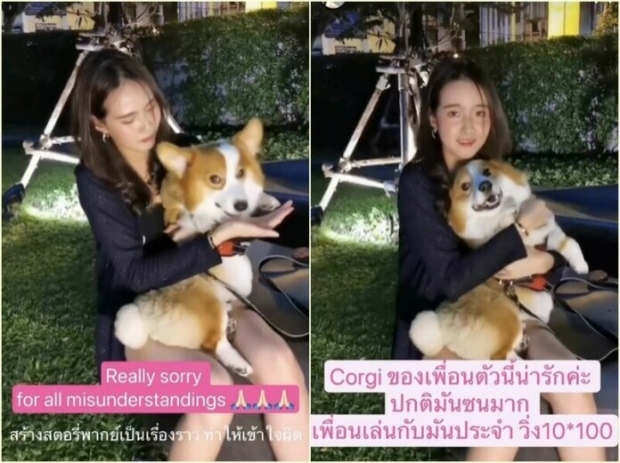  ดาราสาว รับกลัวถูกแบนปมดราม่าถุงครอบหัวหมา ขอโอกาสผู้กำกับดัง