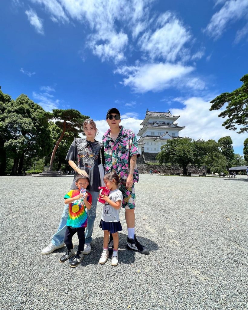 น่ารักอะ! เปิดภาพครอบครัวหมื่นล้าน พาลูกเที่ยวญี่ปุ่น เด็กๆแฮปปี้มาก