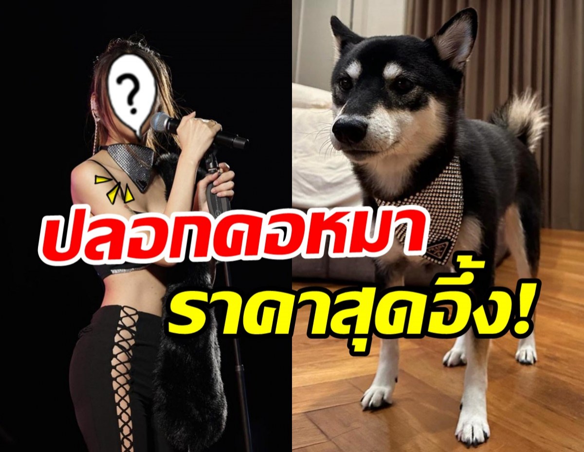 สาวสุดฮอตใส่ปลอกคอหมาราคาเป็นหมื่นขึ้นเวที สมเป็นตัวแม่จะแคร์เพื่อ!!