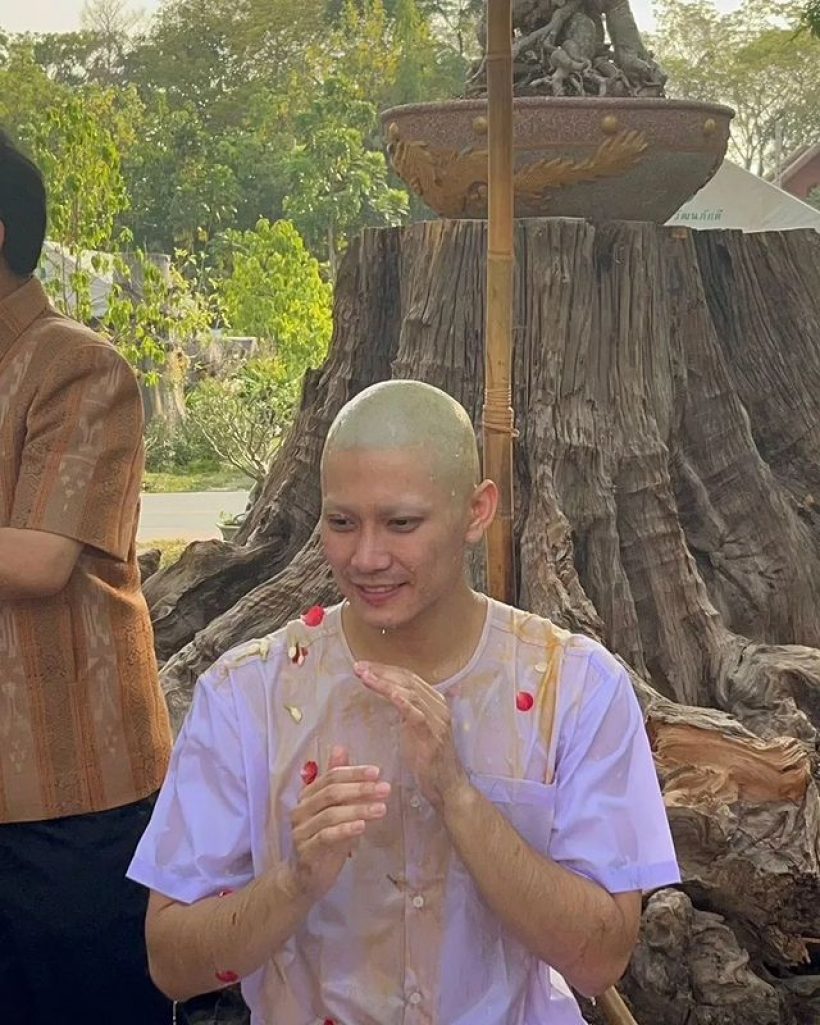 อนุโมทนาบุญ พระเอกดังขอละทางโลก ปลงผมเตรียมบวชเเล้ววันนี้