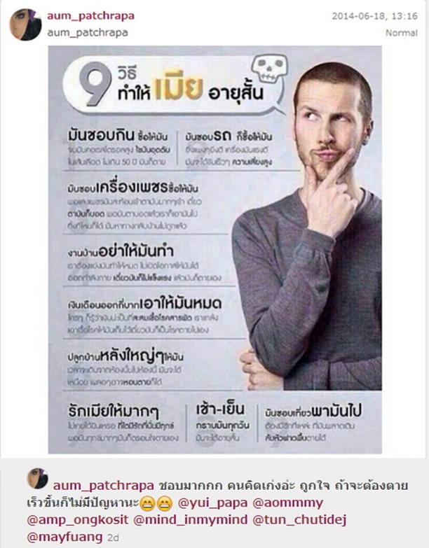 อั้ม โพสต์แบบนี้ ...แอมป์ ว่าไงจ๊ะ!!?