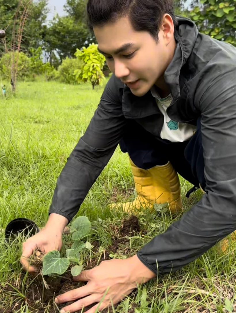 ชีวิตบ้านๆพระเอกดังผันทำเกษตร มือดีปลูกอะไรก็งอกงาม