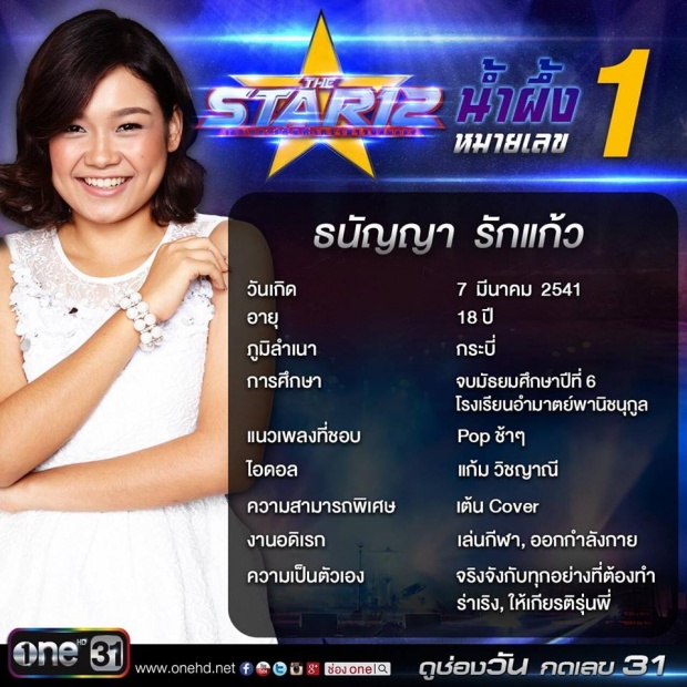 “เดอะสตาร์ 12” ประกาศผล8คนสุดท้าย(มีคลิป)