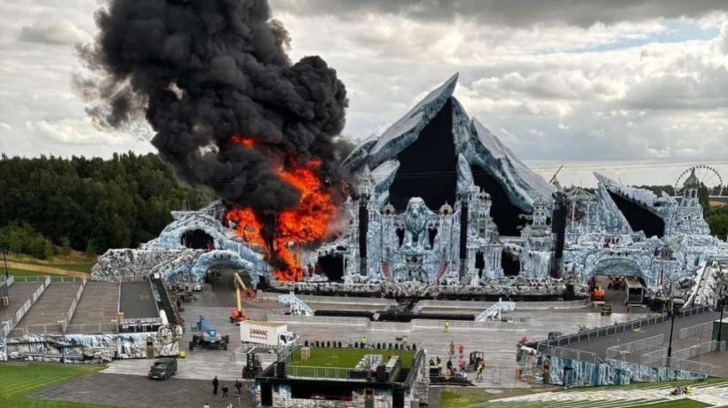 ป๋าเต็ดส่งกำลังใจ เวทีหลัก Tomorrowland ไฟไหม้ ทิ้งท้ายคำถามใหญ่