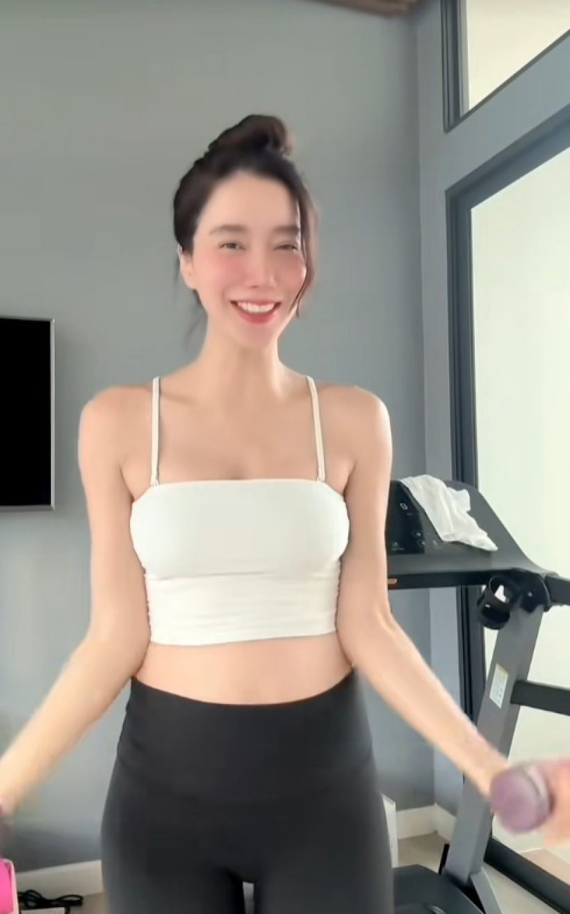 เผยหุ่นว่าที่คุณแม่ ไอซ์ อภิษฎา ออกกำลังกายทันที หลังน้ำหนักขึ้น