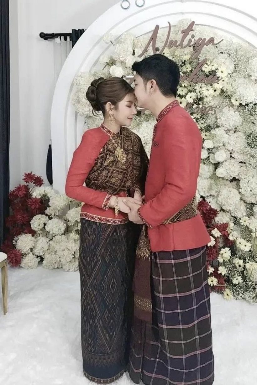 แซ่ซ้องยินดี!! สาวคนดังอุ้มท้องลูกชาย เข้าพิธีหมั้นสุดอบอุ่น