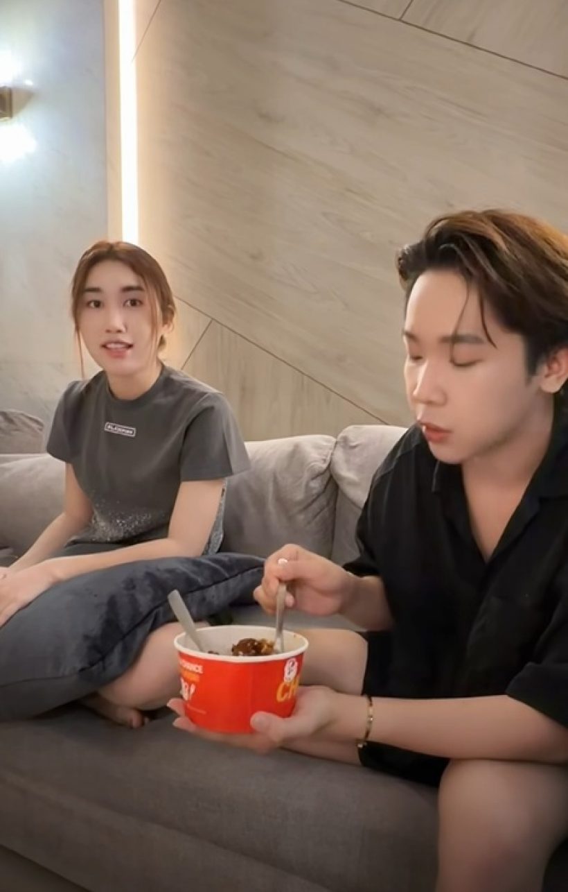 บิ๊ก ธิติวุฒิ หายเหนื่อย! สาวสวยเตรียมของกินให้เพียบ หลังเลิกงาน