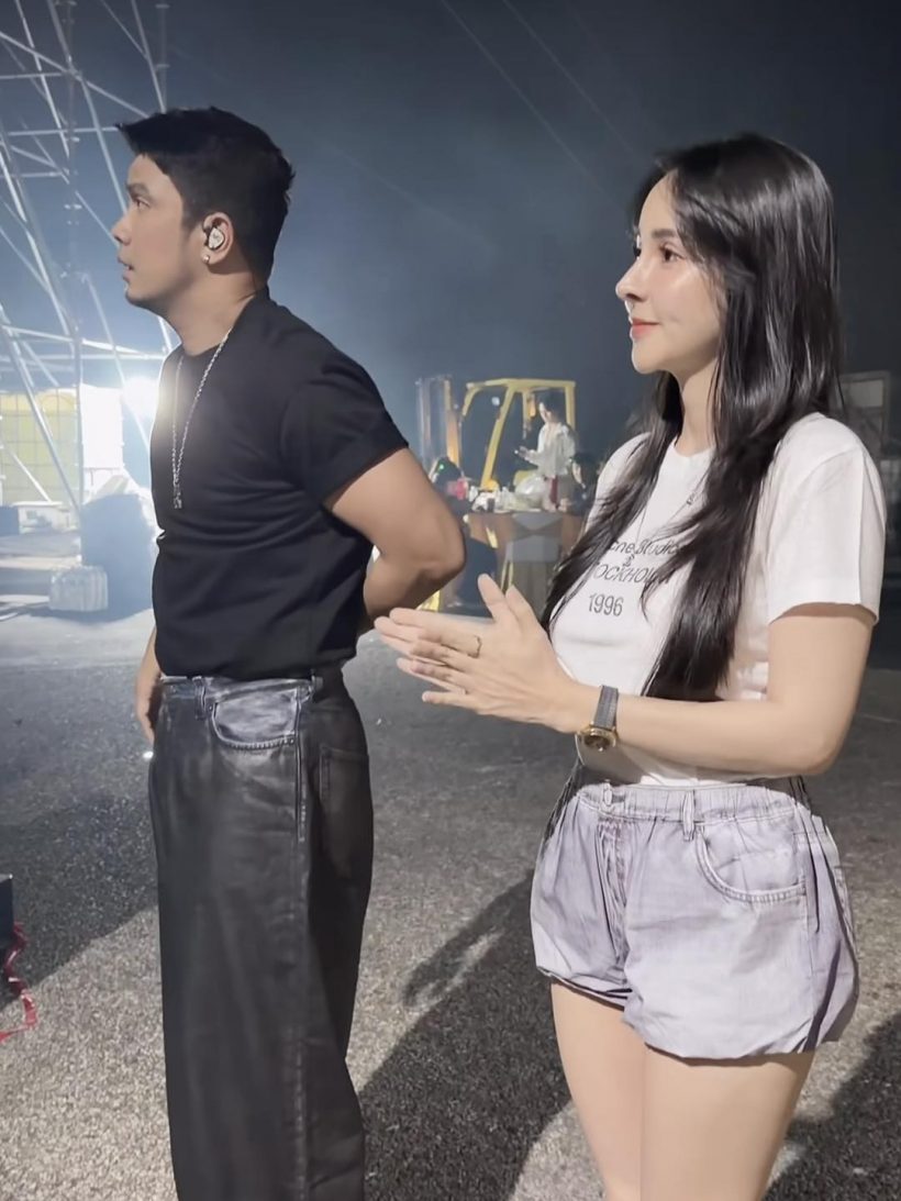 คนโสดตายเรียบ! โมเมนต์ "หนุ่ม-จ๊ะโอ๋" หลังเวที คอมเมนต์นี้คือที่สุด