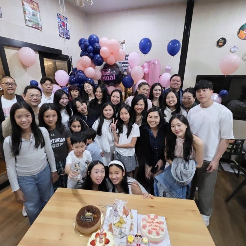 ปีใหม่11ขวบแล้ว! ส่องช็อตซึ้ง แอฟ-นนกุล แท็กทีมฉลองวันเกิด