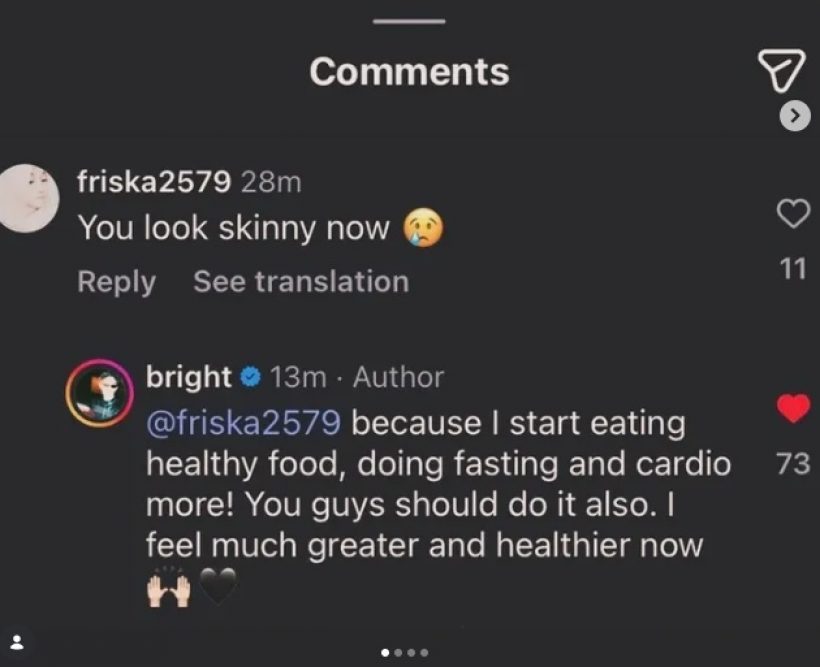 ไบร์ท วชิรวิชญ์ ตอบแล้ว! ช่วงนี้ดูผอมแห้งจนหลายคนห่วง