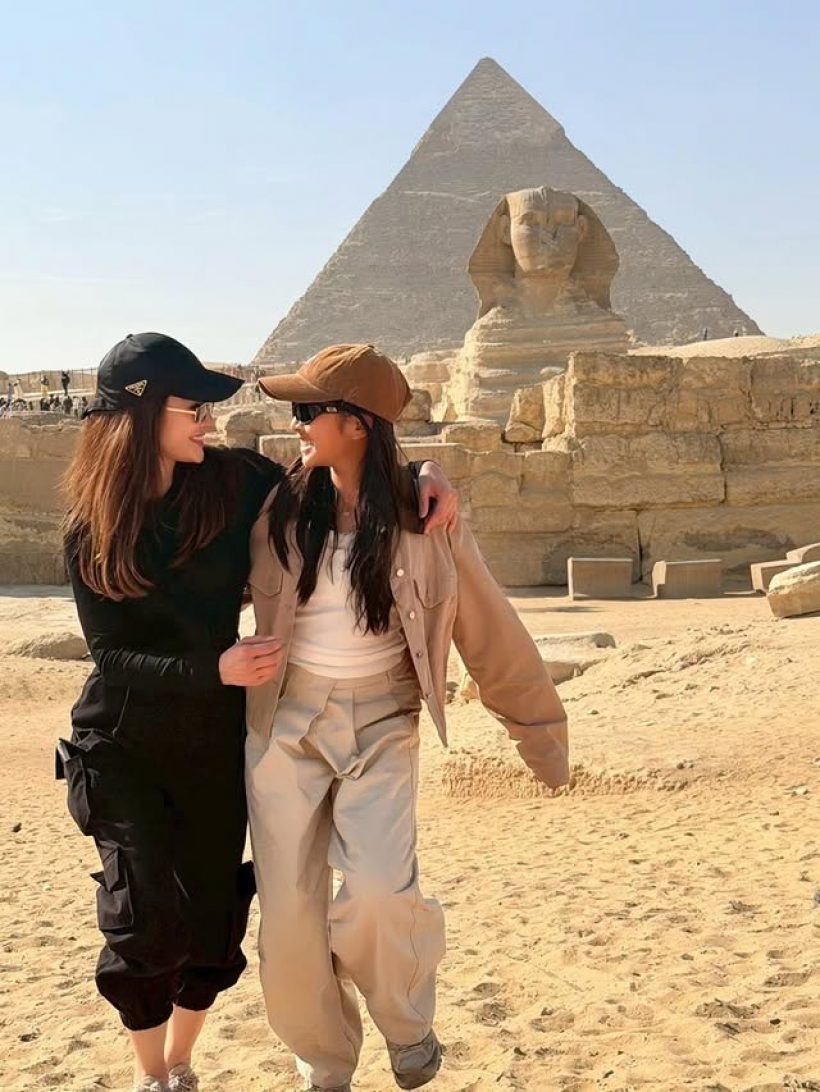 ส่อง แอฟ ทักษอร ควงลูกสาวเช็กอินไคโร โชว์ขี่ม้าท่ายาก ช็อตนี้เท่เกินต้าน