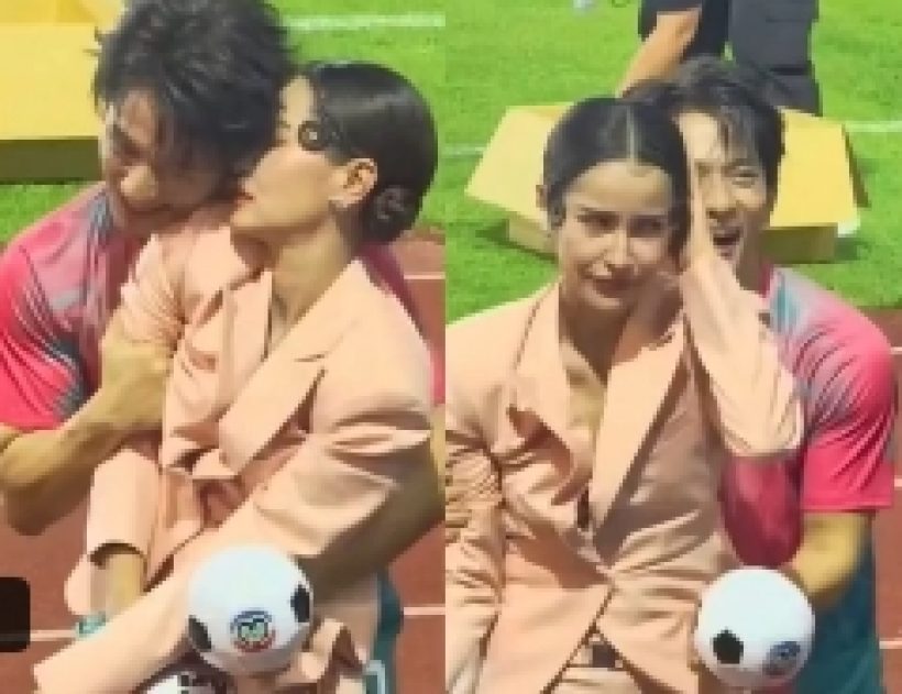 ควันหลงฟุตบอลดาราช่อง3 แอนทองโดนเตะบอลใส่หัว ใจหายแวบ!