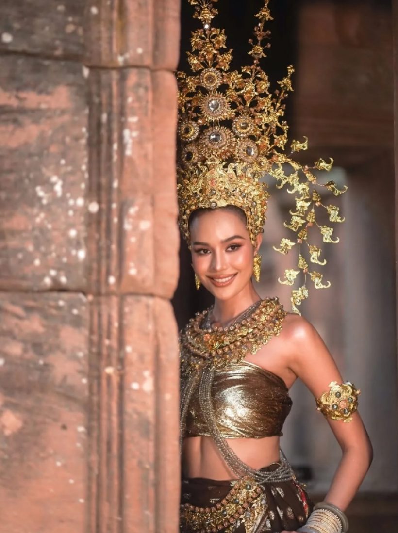 เขมรทุรนทุราย! หลังเห็นโอปอลสวยฉ่ำชุดนางอัปสรา