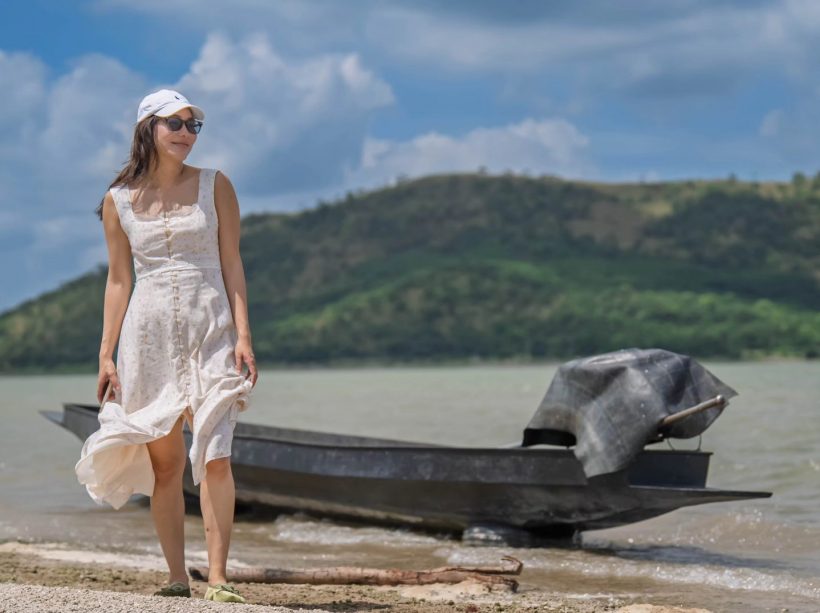 รวยเงียบ! จอย รินลณี อวดที่ดินผืนใหม่ วิวริมเขื่อนป่าสักฯ