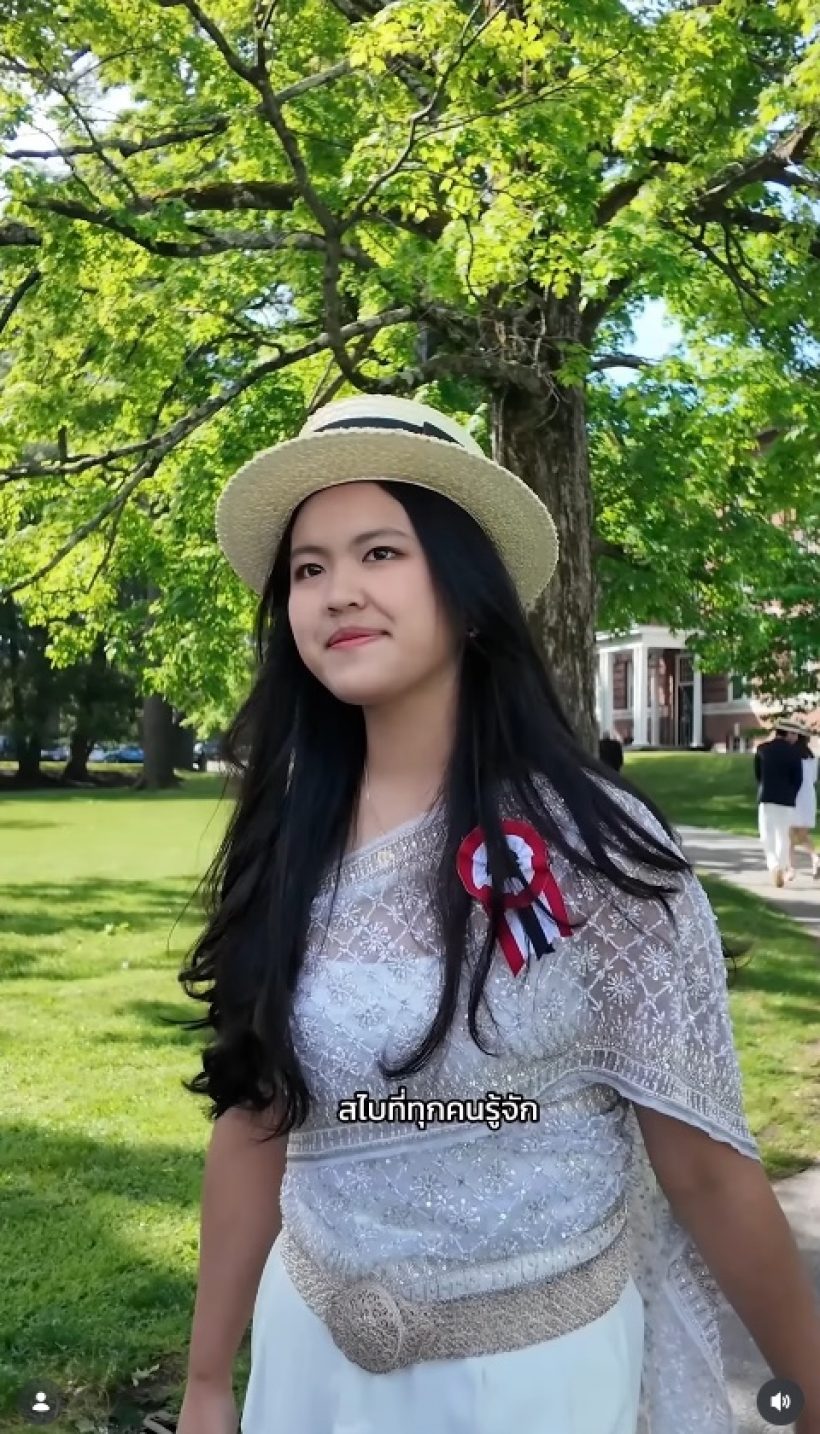 เหตุผลเบื้องหลัง น้องณัชชา ทำไมเลือกใส่สไบขาววันเรียนจบ