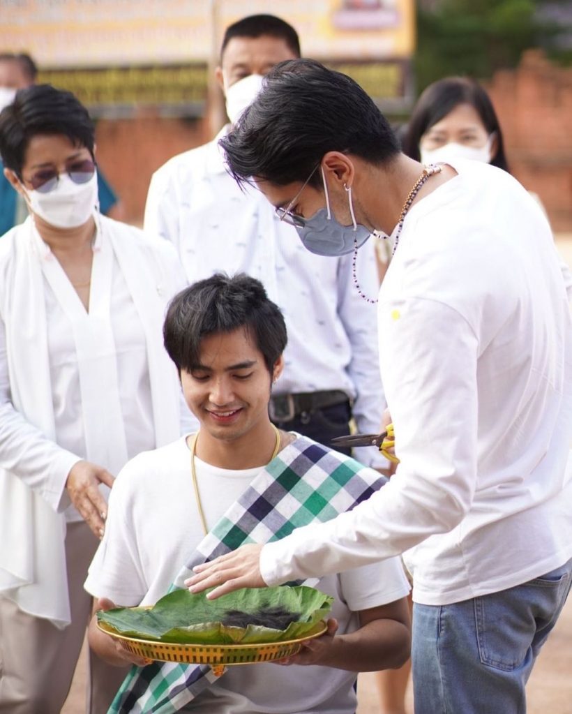 ละทางโลก! พระเอกช่อง7 บวชทดเเทนคุณพ่อเเม่ที่จังหวัดบ้านเกิด