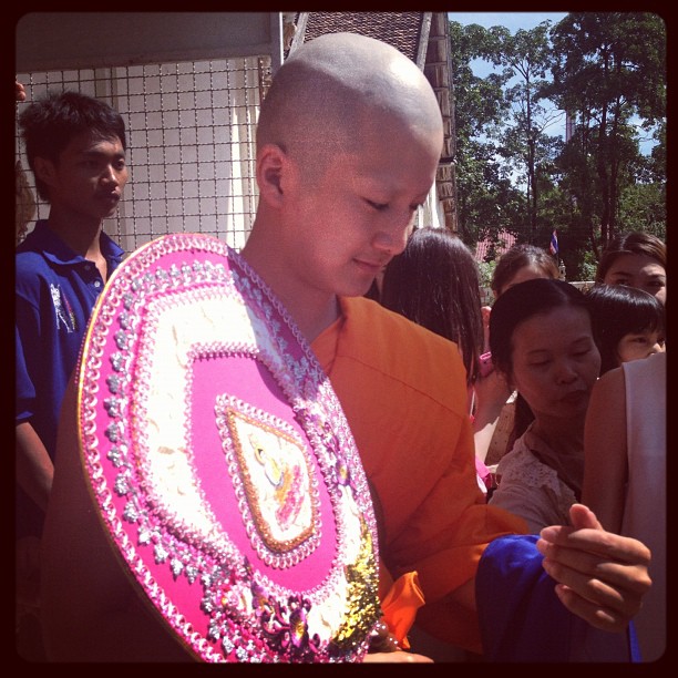 Pic : งานบวช เชน ธนา รับฉายา ธนปัญโญ