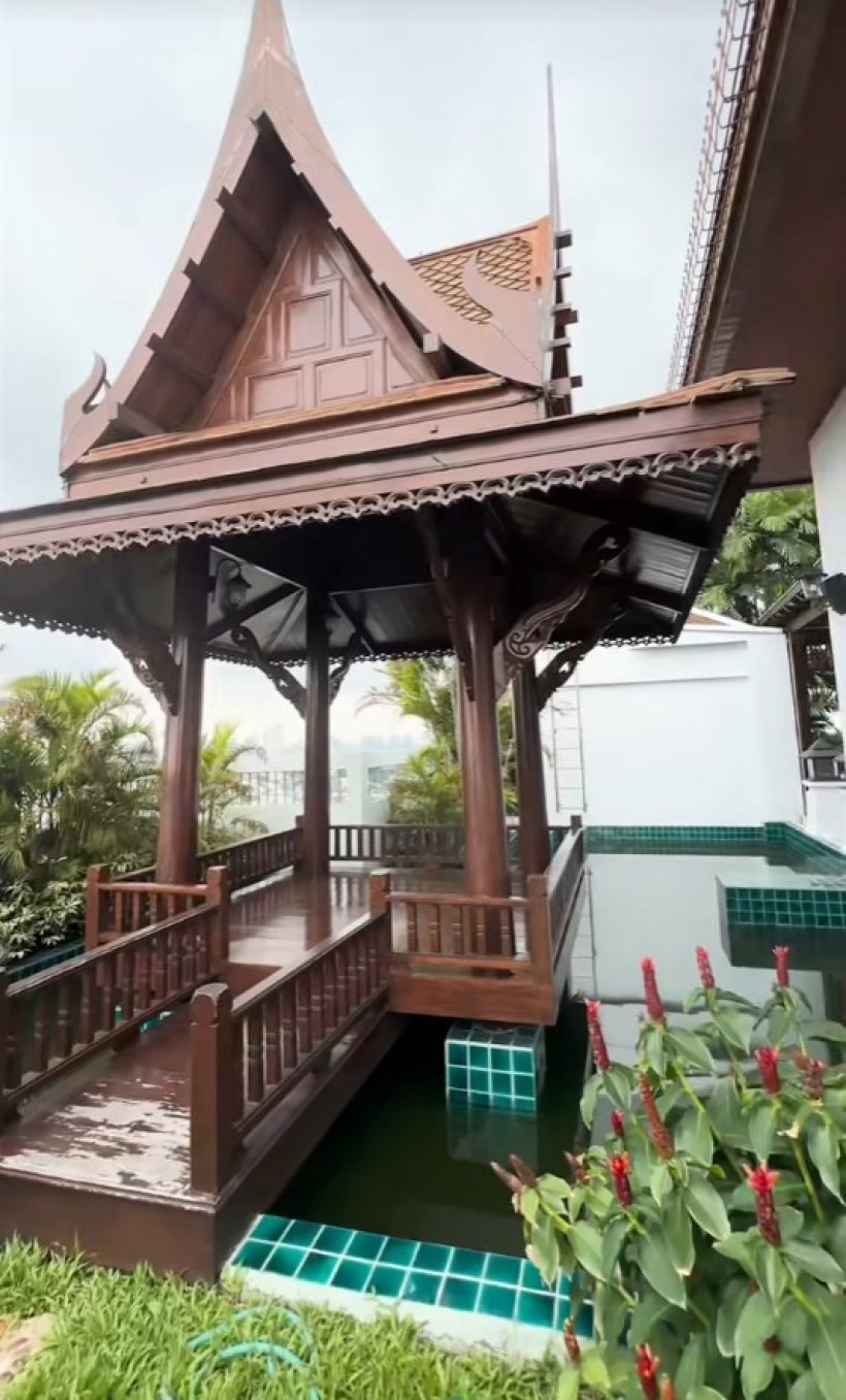 เปิดความลับชั้นบนสุดบ้าน 13 ชั้นของ เอวา ศาลานี้คืออะไร?