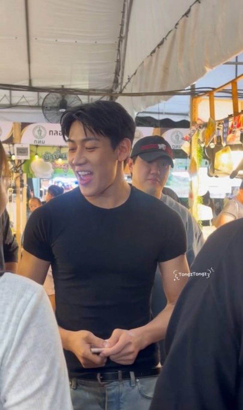 หล่อจนคนเหลียว!หนุ่มงานดีโผล่กาชาด พอรู้ว่าใครคือกรี๊ด