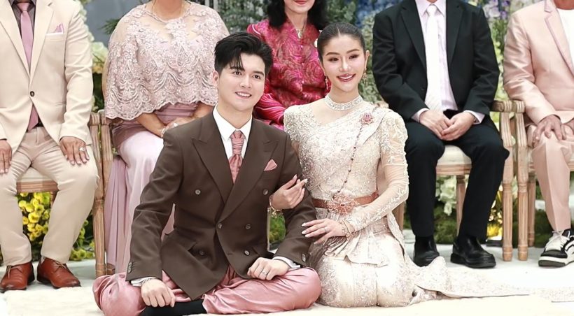 ส่องงานแต่ง แพรวพราว-ซัน แขกแน่น อลังการจนต้องจารึกไว้