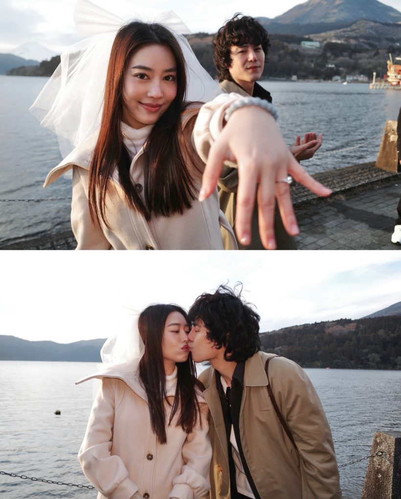 คู่รักมาราธอน คุกเข่าสวมแหวน ปิดตำนานแฟน เลื่อนสู่คู่ชีวิต