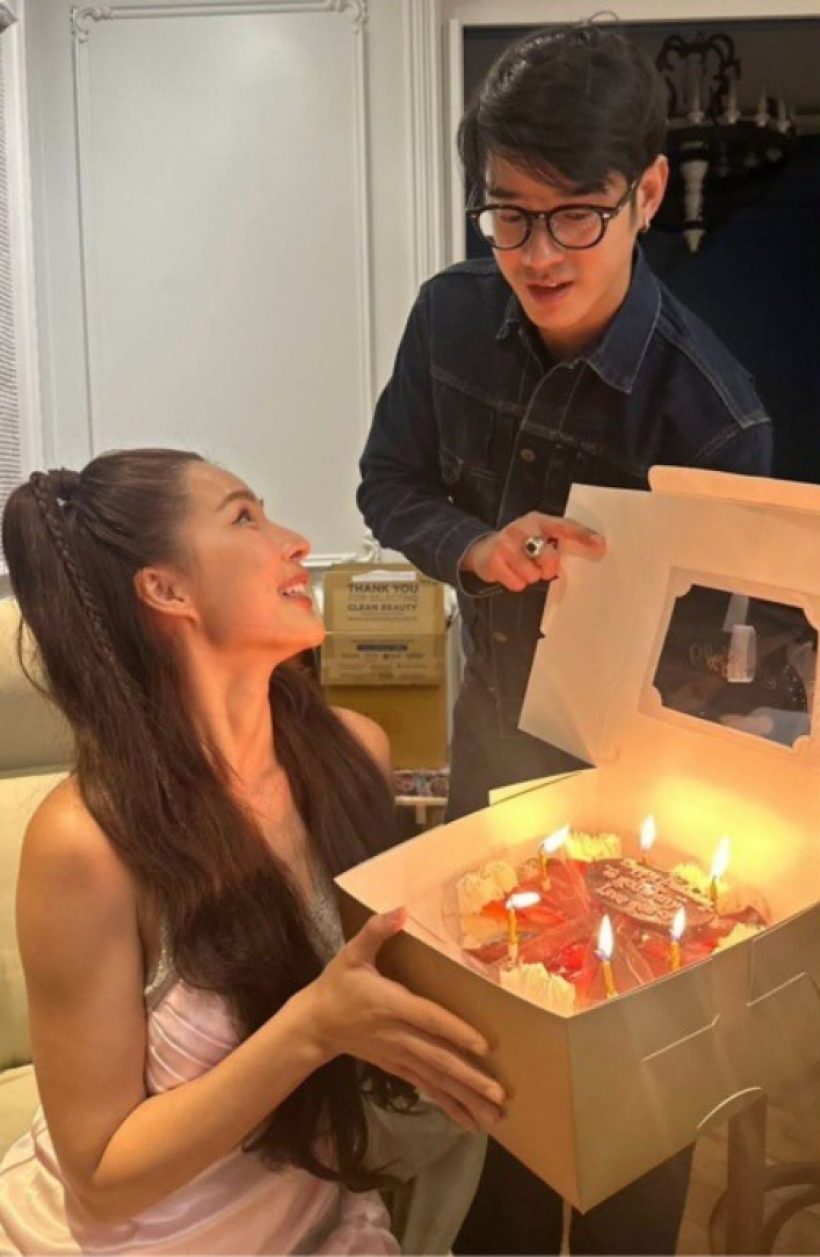 อุ๊ย!! มาริโอ้ หอบเค้กเซอร์ไพรส์จันจิ นี่ล่ะ(ว่าที่)เจ้าสาว