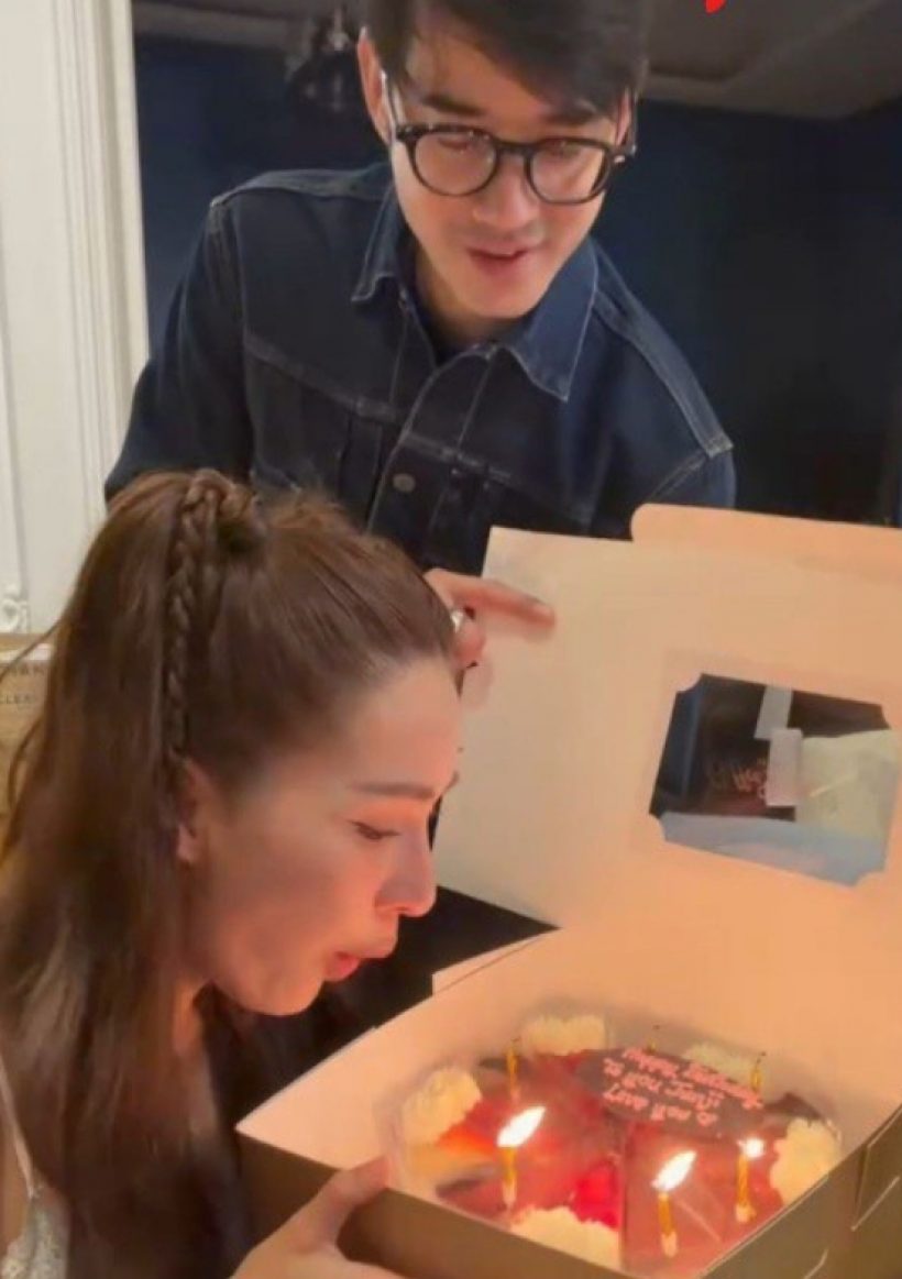 อุ๊ย!! มาริโอ้ หอบเค้กเซอร์ไพรส์จันจิ นี่ล่ะ(ว่าที่)เจ้าสาว