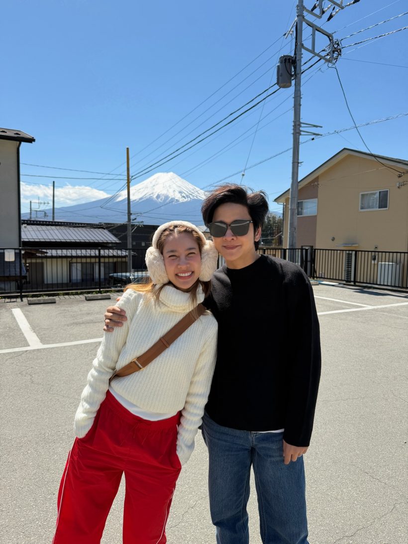 ลุ้นตัวโก่ง! ไบรท์-โต๋ เช็กอินญี่ปุ่นทริปนี้เบบี๋ต้องมาแล้วนะ!